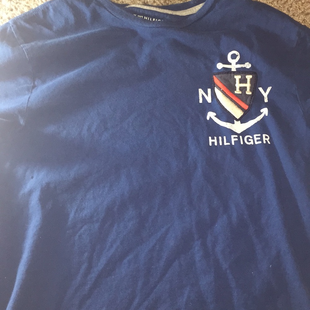 Blue Tommy Hilfiger shirt